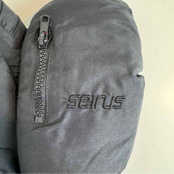 Seirus Thermolite Unisex Black Mittens Waterproof Breathable L - Picture 2 of 7